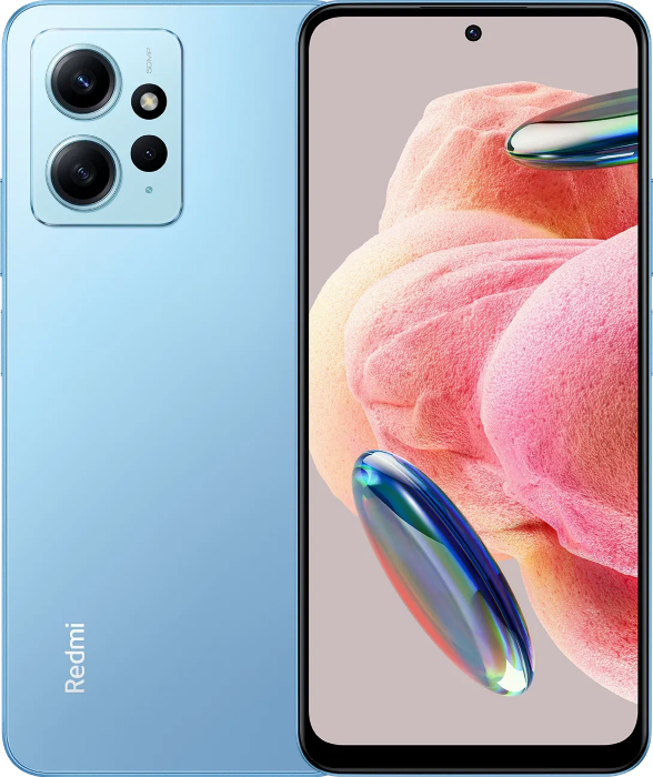Смартфон Xiaomi Redmi Note 12 4G 4/128 ГБ, Ice Blue