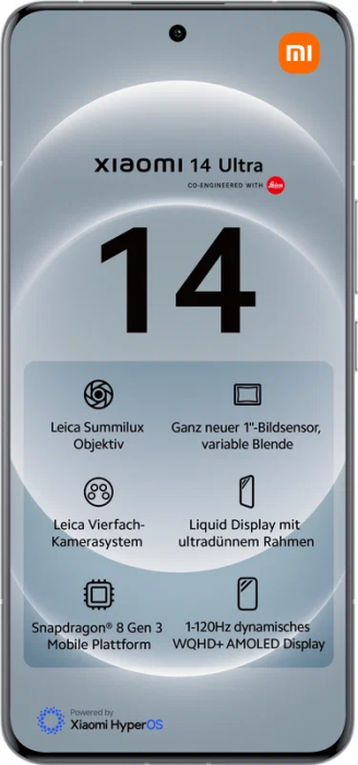 Смартфон Xiaomi Mi 14 Ultra 16/512Gb, White