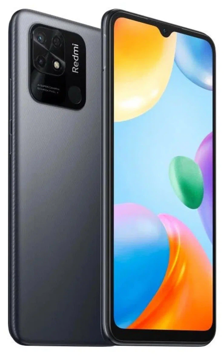 Смартфон Xiaomi Redmi 10C 4/64 ГБ, серый графит