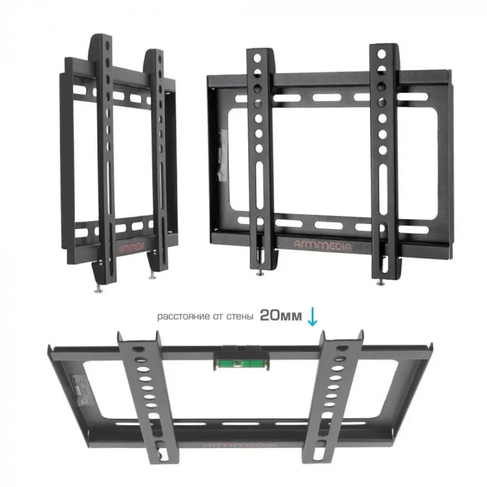 Кронштейн фиксированный 15"-47" Grey Titan