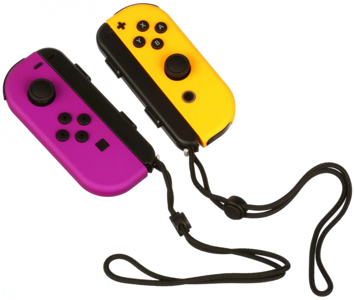 Геймпад Nintendo Switch Joy-Con controllers Duo, фиолетовый/оранжевый