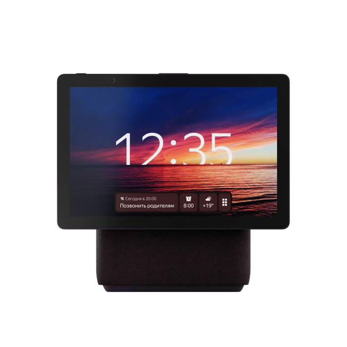 Яндекс Станция Дуо Макс с Алисой на YandexGPT, бордовый , с Zigbee, Умная колонка