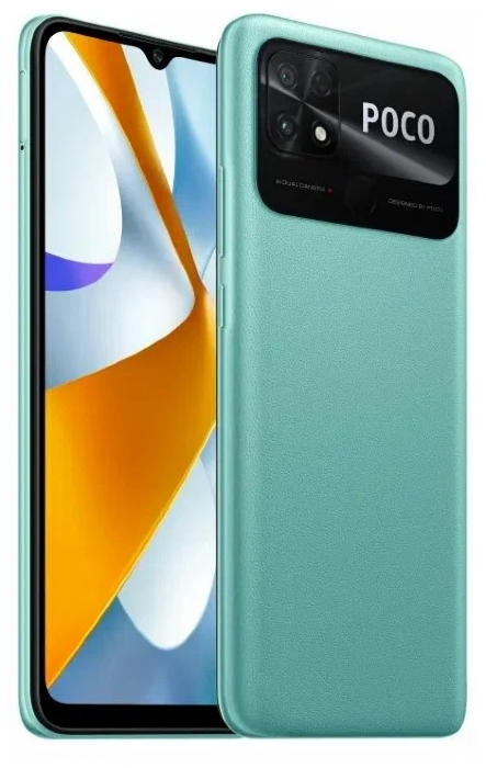 Смартфон Xiaomi POCO C40 3/32 ГБ Global, коралловый зеленый