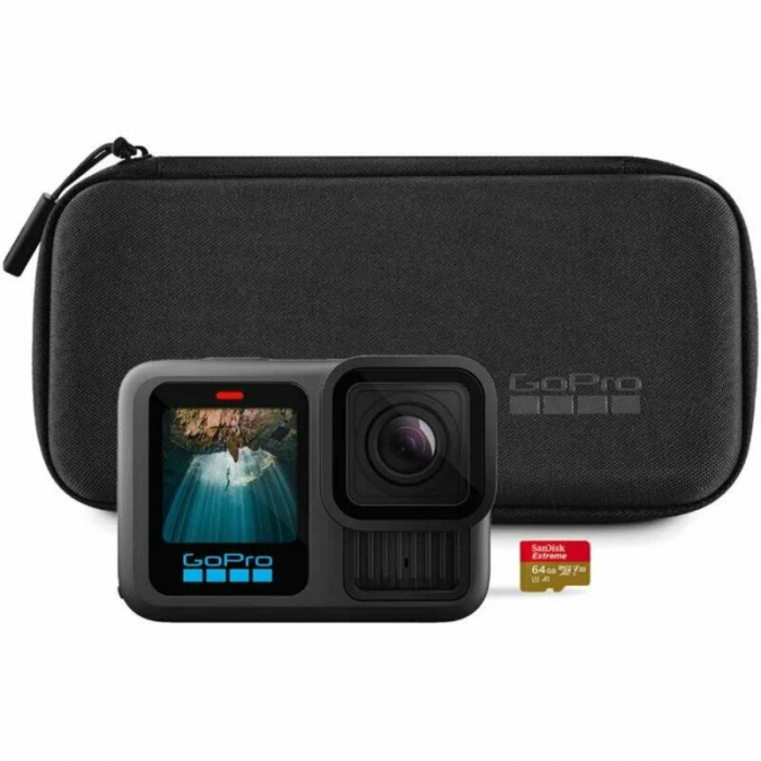 Экшн-камера GoPro HERO13 Black (Case + microSD Card 64GB)