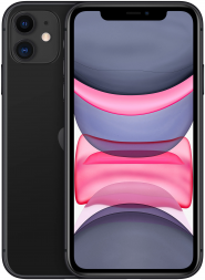 Смартфон Apple iPhone 11 64 ГБ, черный, Slimbox (MHDA3B/A)