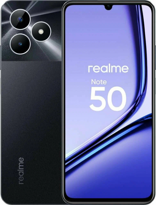 Смартфон Realme Note 50 4/128Gb, Midnight Black