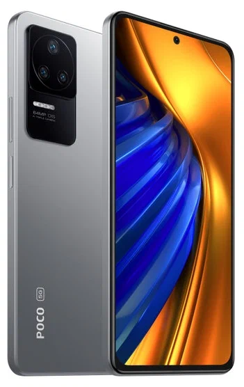 Смартфон Xiaomi POCO F4 8/256 ГБ Global, Dual nano SIM, лунное серебро