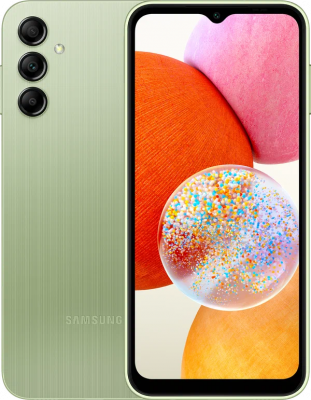 Смартфон Samsung Galaxy A14 4/64 ГБ, светло-зеленый
