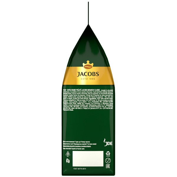 Кофе в зернах Jacobs Monarch классический 230 г купить в Москве, цена в ...
