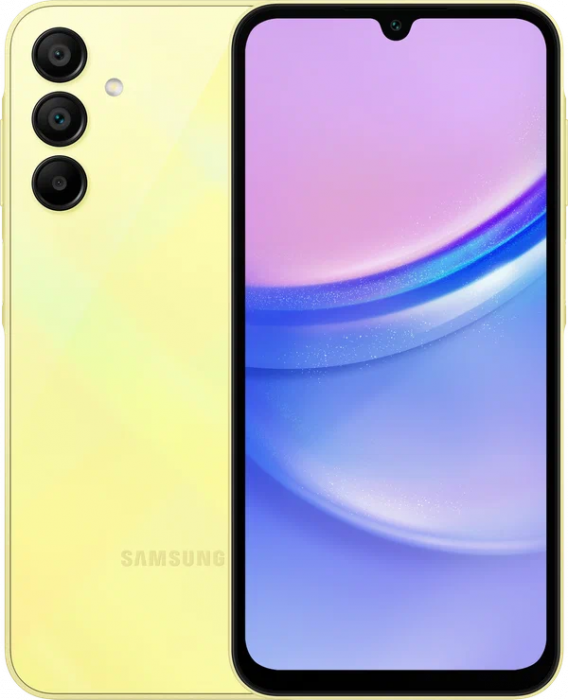 Смартфон Samsung Galaxy A15 4G 8/256 ГБ, желтый