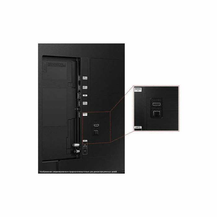 43" Телевизор Samsung UE43CU8000U 2023 VA RU, черный