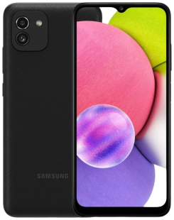 Смартфон Samsung Galaxy A03 3/32 ГБ, черный
