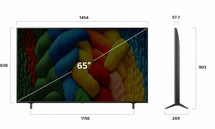 Телевизор LG 65NANO80A6B.ARUG