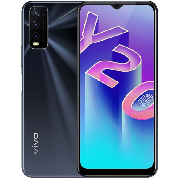 Смартфон vivo Y20 4/64GB Чёрный агат