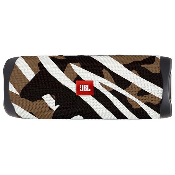 Портативная акустика JBL Flip 5 Black Star, 20 Вт, черный/белый/коричневый