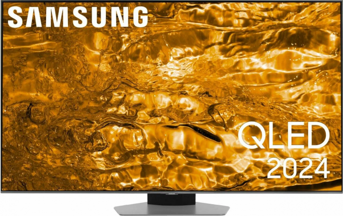 Телевизор Samsung QE85Q80DAUXCE серебристый
