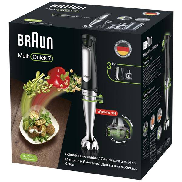 Погружной блендер Braun HB701AI-MQ7035X купить в Москве, цена в ...
