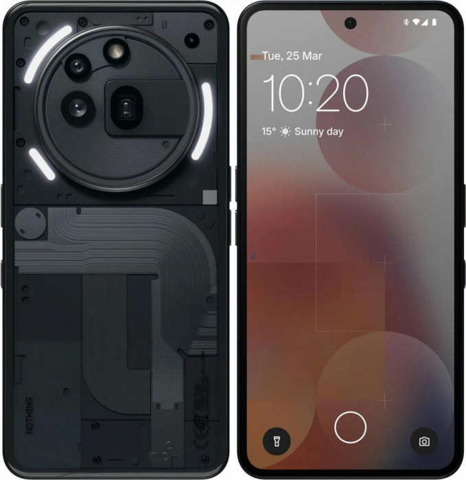 Смартфон Nothing Phone (3a) Pro 12/256Gb Black