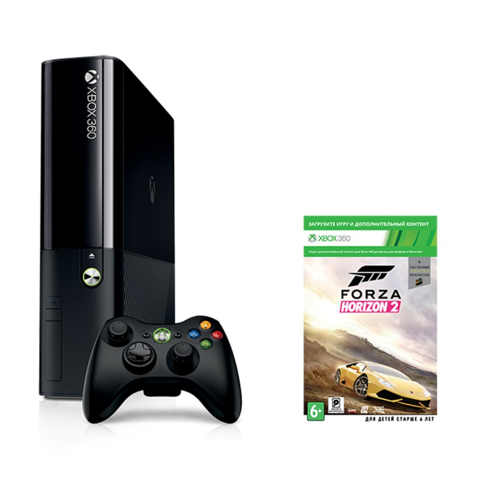 Игровая консоль Xbox 360 Microsoft 500GB + игра Forza Horizon 2 (3M4-00043)  купить в Москве, цена в интернет-магазине Techline24