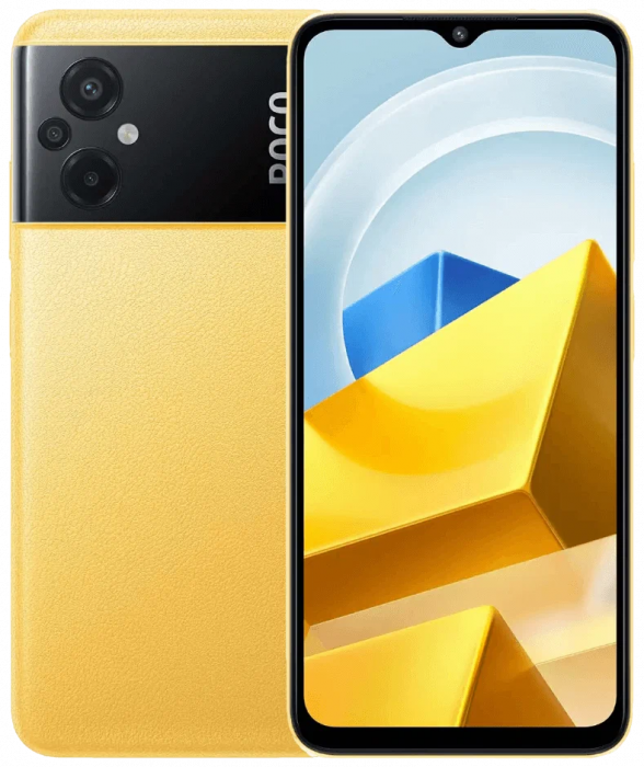Смартфон Xiaomi POCO M5 4/64 ГБ, желтый