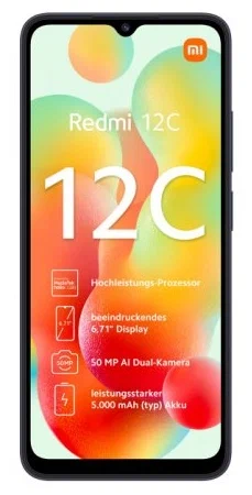 Смартфон Xiaomi Redmi 12C 4/128 ГБ Global, синий океан