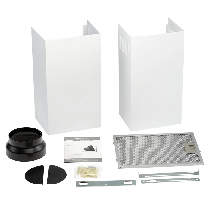 Наклонная вытяжка KRONA ALVA 600 white S