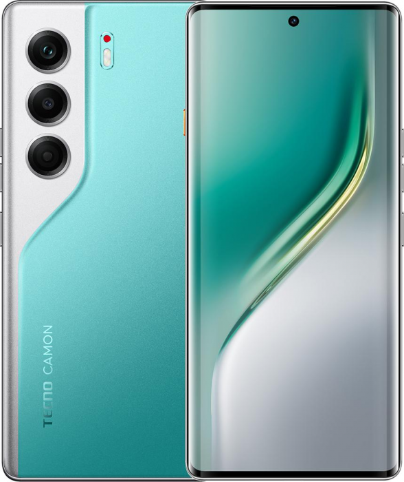 Смартфон Tecno Camon 40 Pro 5G 8/256Gb Emerald Lake Green