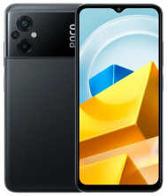 Смартфон Xiaomi POCO M5 4/64 ГБ RU, Dual nano SIM, черный