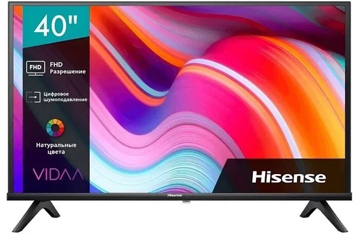 40" Телевизор Hisense 40A4K черный 