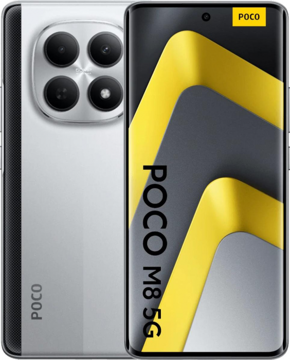 Смартфон Xiaomi Poco M8 5G 8/256Gb Siver