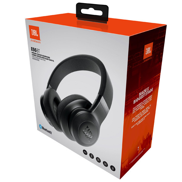 Наушники Bluetooth JBL E55BT Black (JBLE55BTBLK)