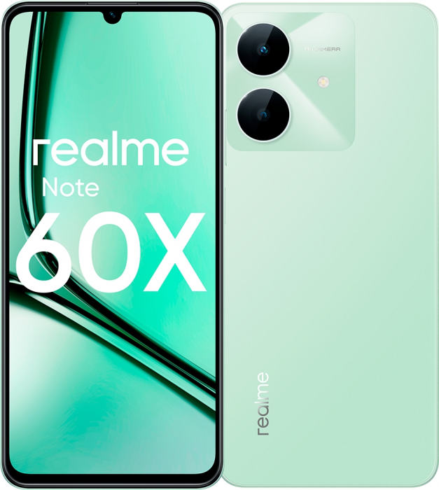 Смартфон Realme Note 60X 4/128Gb, Wilderness Green