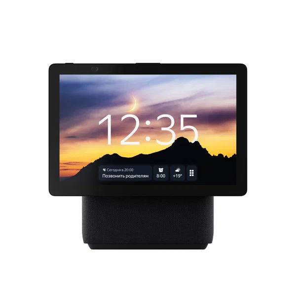 Яндекс Станция Дуо Макс с Алисой на YandexGPT, черный, с Zigbee, Умная колонка