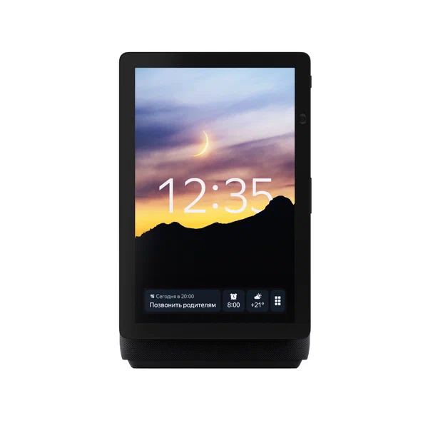 Яндекс Станция Дуо Макс с Алисой на YandexGPT, черный, с Zigbee, Умная колонка