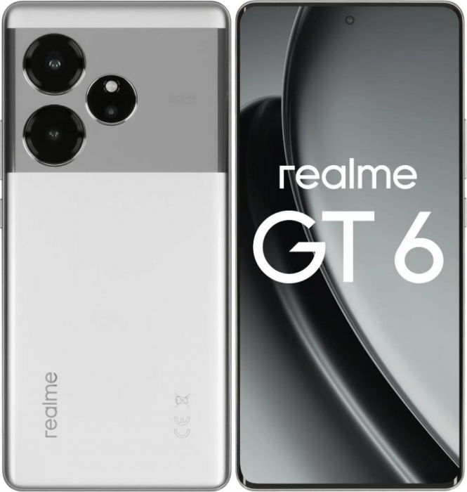 Смартфон Realme GT 6 12/256Gb Fluid Silver