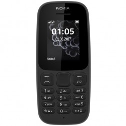 Телефон Nokia 105 DS (2019), черный