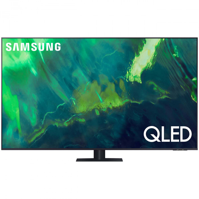 65" Телевизор Samsung QE65Q70AAU QLED, HDR (2021), черный