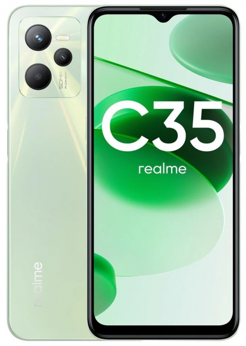 Смартфон realme C35 4/64 ГБ RU, зеленый