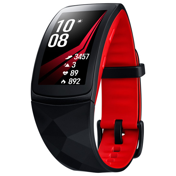 Смарт-браслет Samsung Gear Fit2 Pro Black/Red,размер L (SM-R365NZRASER)