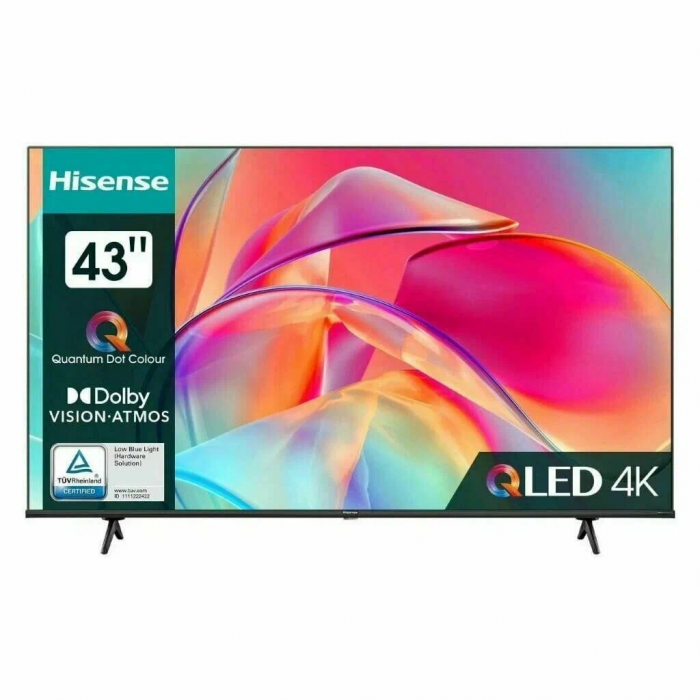 43" Телевизор Hisense 43E7NQ черный