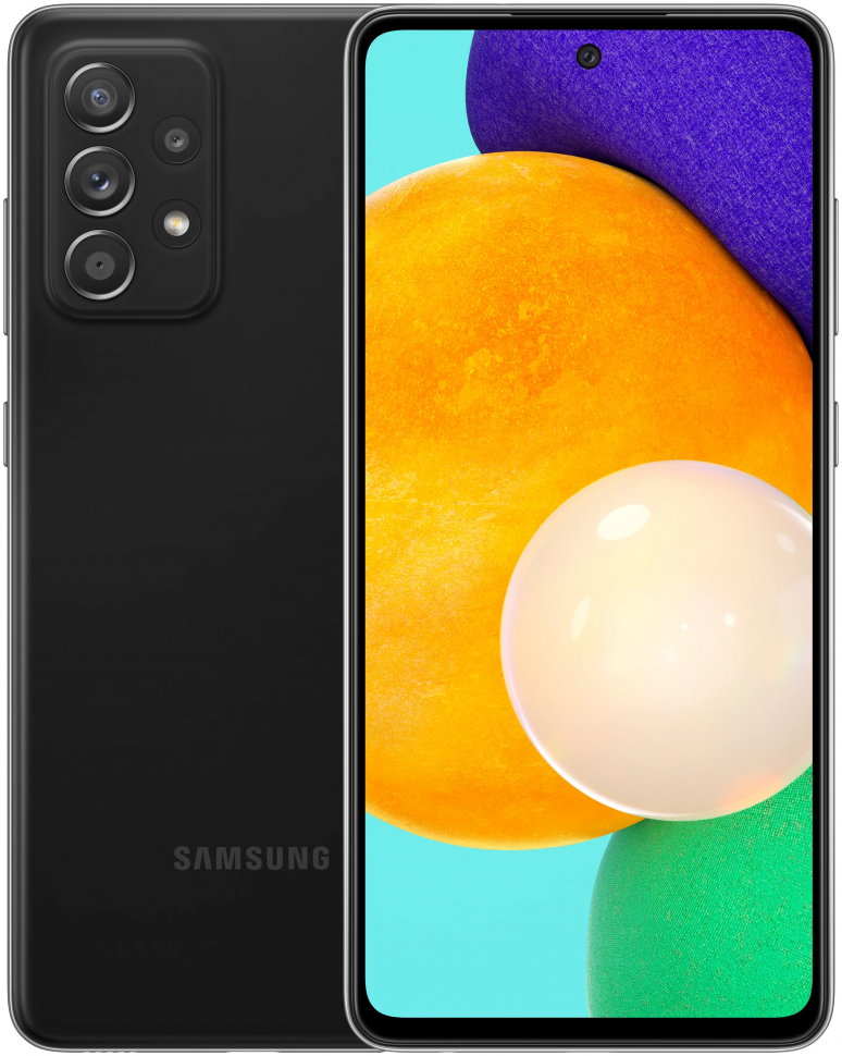 Смартфон Samsung Galaxy A52 4/128 ГБ, черный купить в Москве, цена в ...