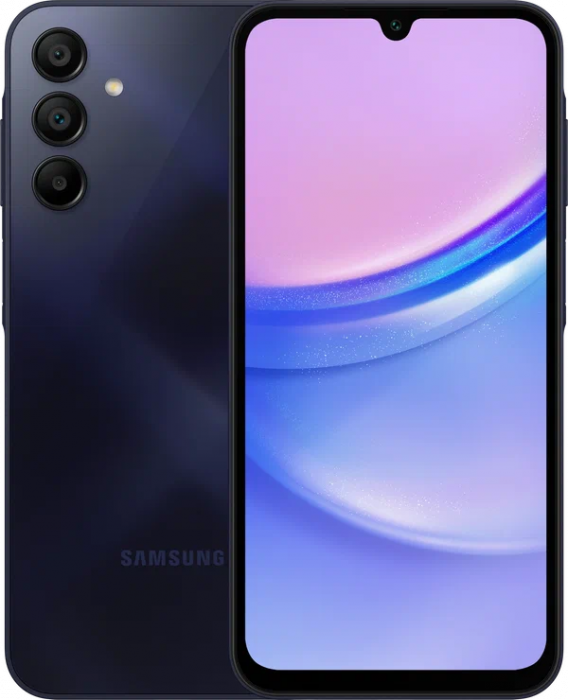 Смартфон Samsung Galaxy A15 4G 4/128 ГБ, темно-синий