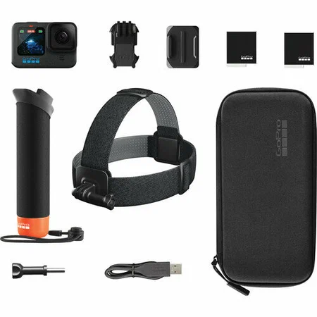Экшн-камера GoPro HERO12 Special Bundle, 27.6МП, чёрный
