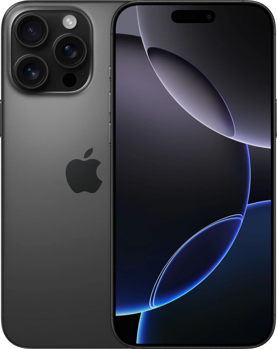Смартфон Apple iPhone 16 Pro Max 512 ГБ, Nano SIM + eSIM, Black Titanium