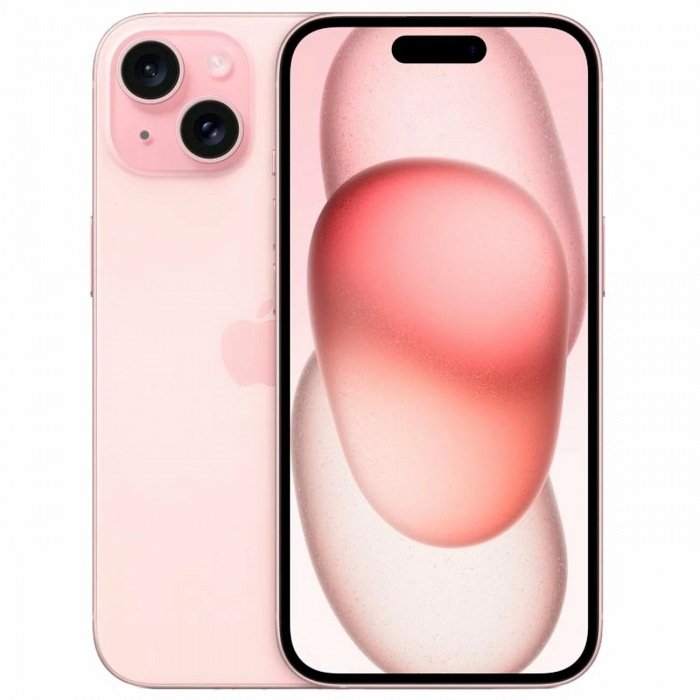 Смартфон Apple iPhone 15 128 ГБ, nano SIM + eSIM, Pink