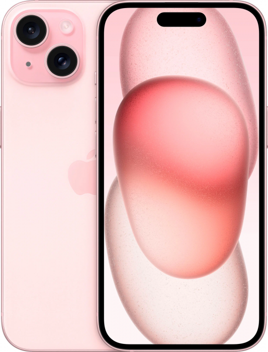 Смартфон Apple iPhone 15 128 ГБ, nano SIM + eSIM, Pink