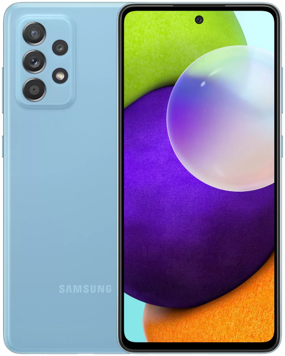 Смартфон Samsung Galaxy A52 4/128 ГБ RU, синий