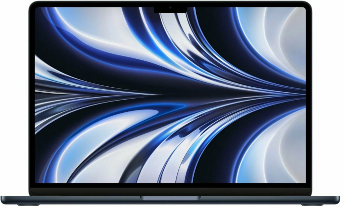 Ноутбук Apple MacBook Air 13" (M2, 8C CPU/8C GPU), 16 ГБ, 256 ГБ SSD, «полуночный черный», MC7X4