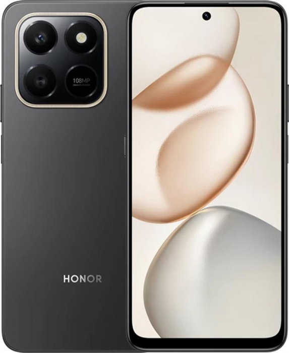 Смартфон Honor X7d 6/128Gb, Velvet Black