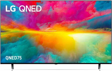 Телевизор LG 65QNED756RA.ARUB, 65", QNED, 4K Ultra HD, WebOS, черный титан